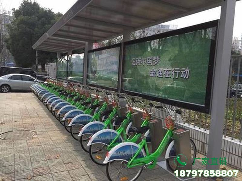 荆州城市中心智能共享单车候车棚